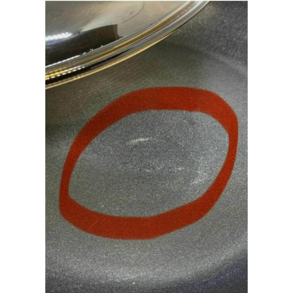 VTG CorningWare Visions Amber Brown Glass Skillet w/ Lid Teflon Coated 3.75"x11" - Picture 7 of 10